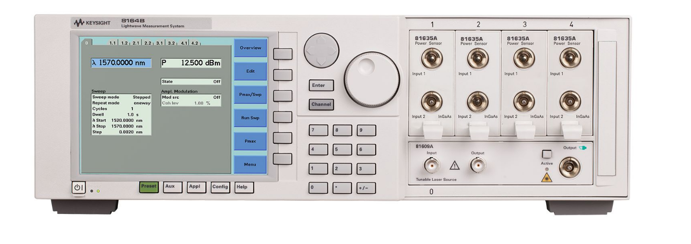 Keysight 81609A 步進可調諧激光源